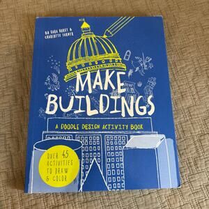 Make Buildings Kids Doodle Design Activity Book Draw & Color Kane Miller